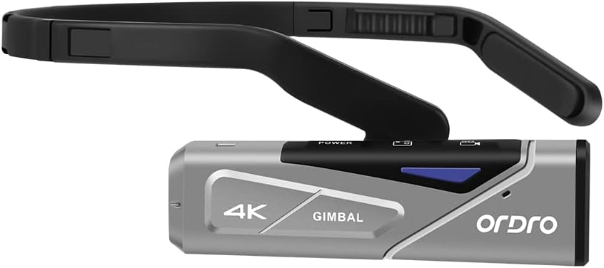 4K Camcorder 60FPS Hands-Free Head Mounted Camera V6477