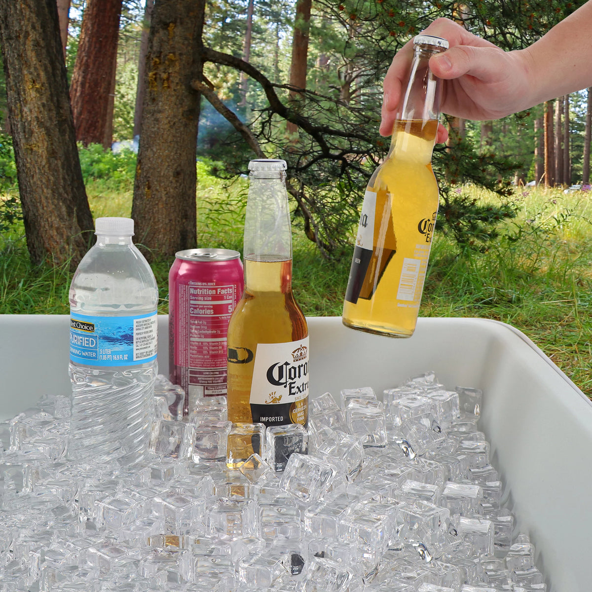 4ft Long Folding Ice Cooler Table U529055