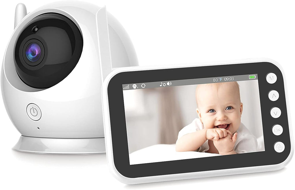Video Baby Monitor with Camera and Audio, 4.3 Inch LCD Screen K63893