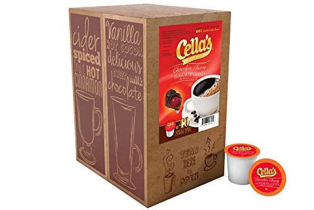 Chocolate Cherry Flavored Coffee, 40 Count A5105