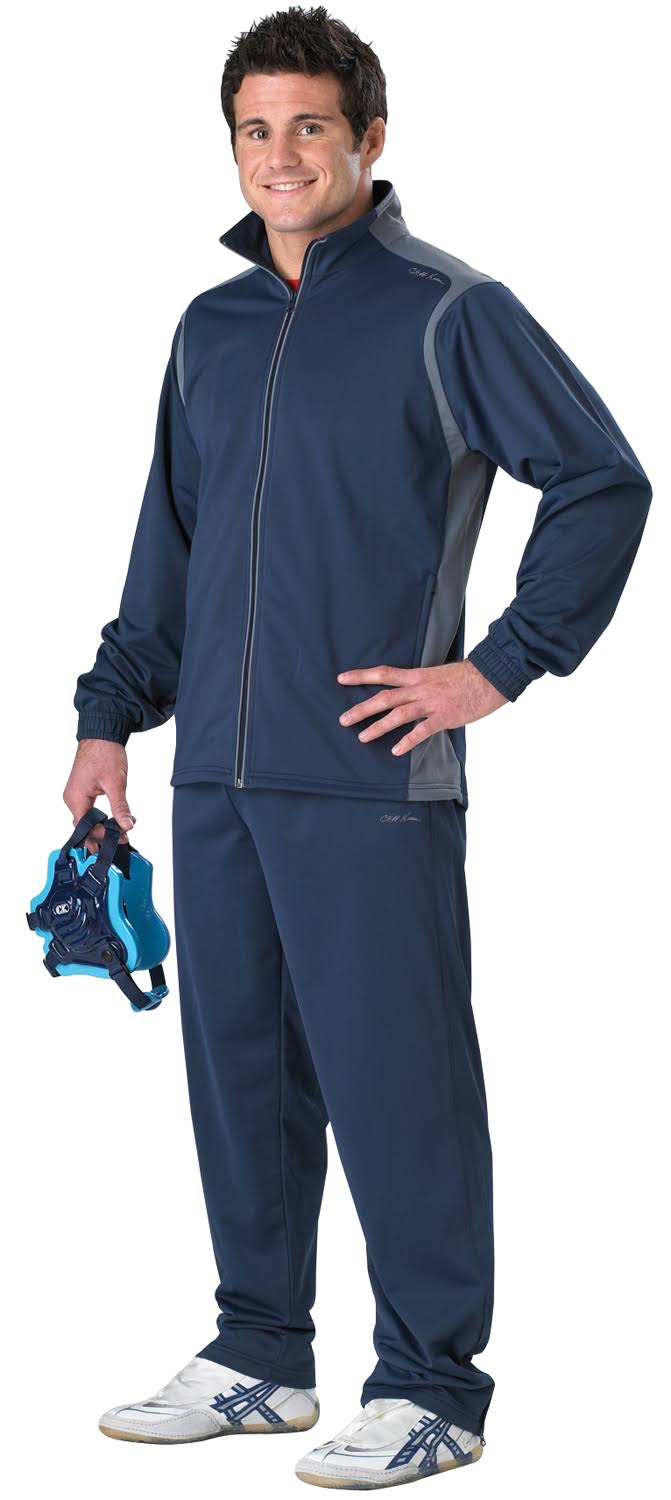 Navy Gray Wrestling Warm-Up Suit O89566