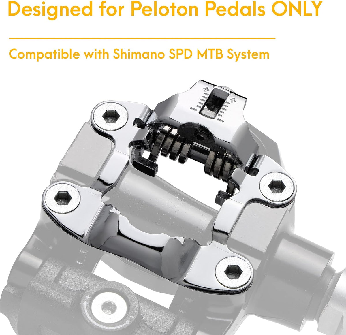Pedal Adaptor and Converter Kit with Pedal Toe Clips Cage S281564