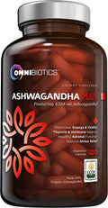 1300 mg KSM-66 Ashwagandha Supplement, 120 Vegan Capsules P766