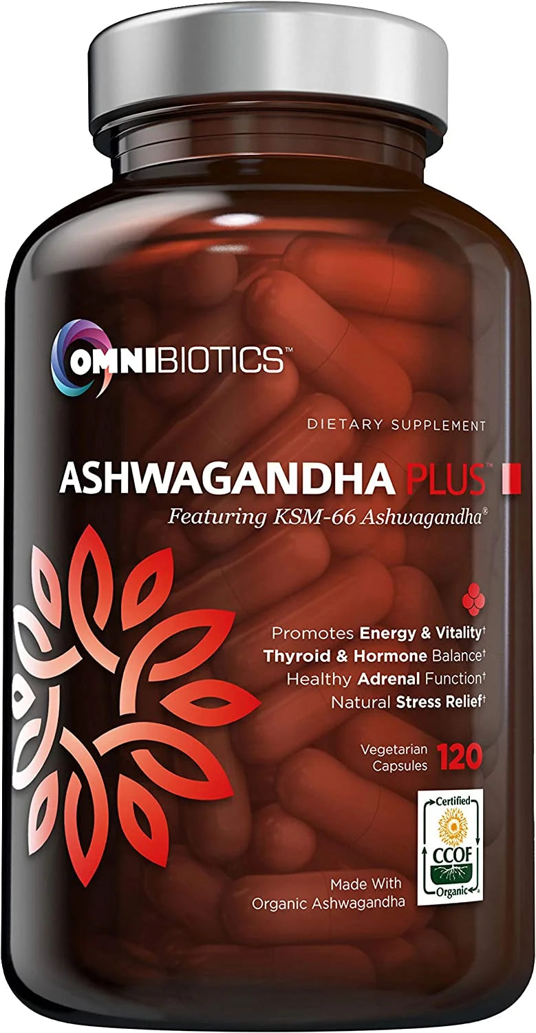 1300 mg KSM-66 Ashwagandha Supplement, 120 Vegan Capsules P766