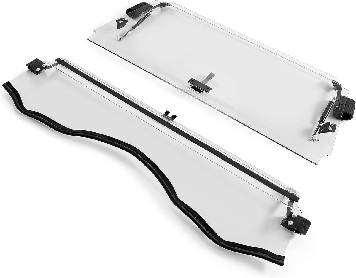 Clear Scratch Resistant 3-IN-1 Folding Windshield B871