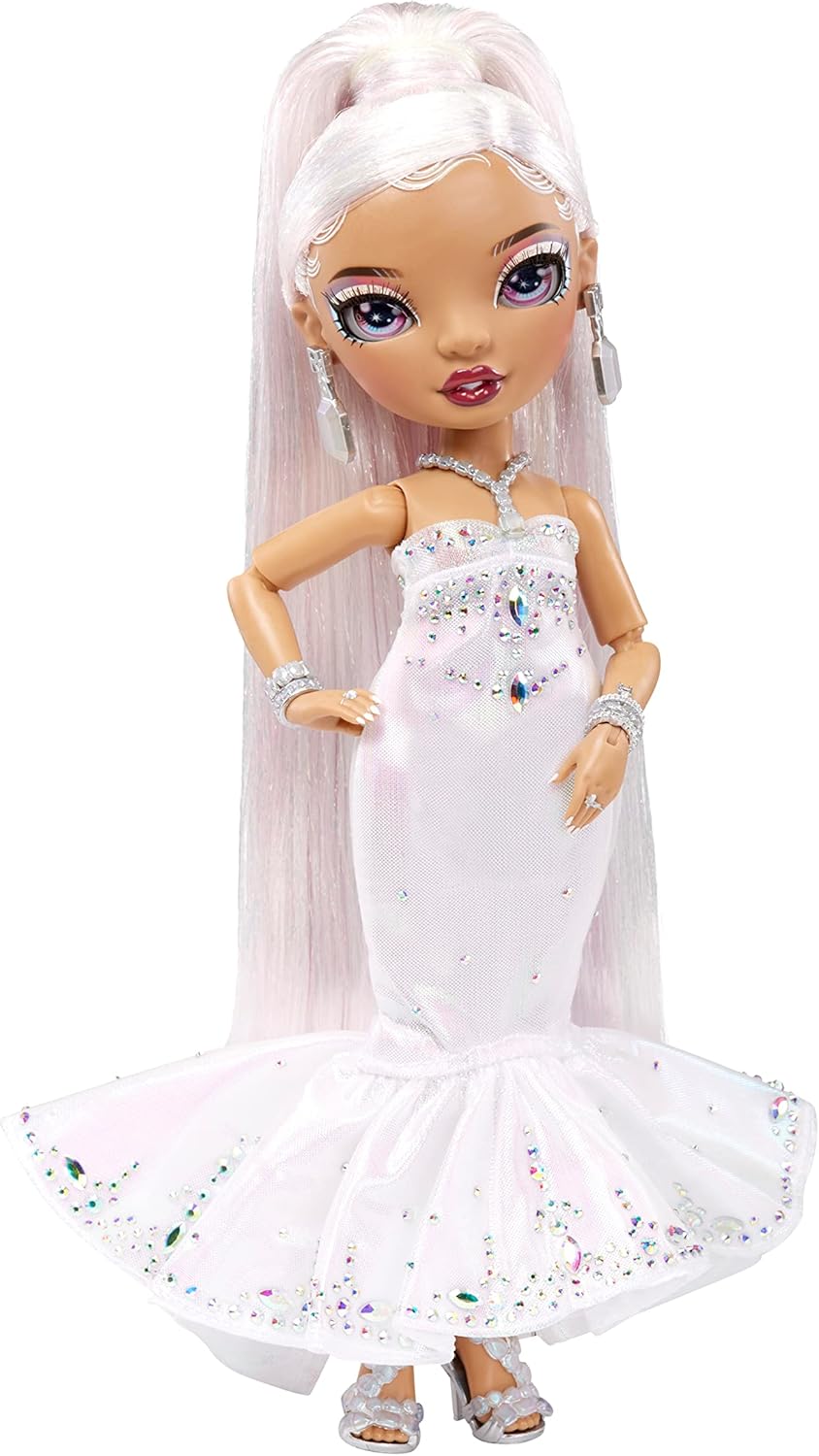 Rainbow High Doll with Multicolor Hair and Iridescent Gown J452923