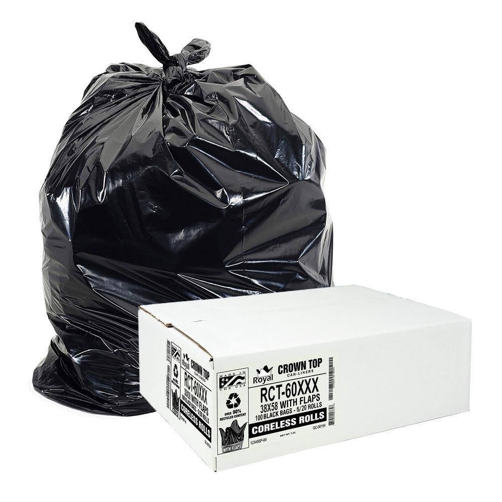 Black Low Density Can Liner P3205
