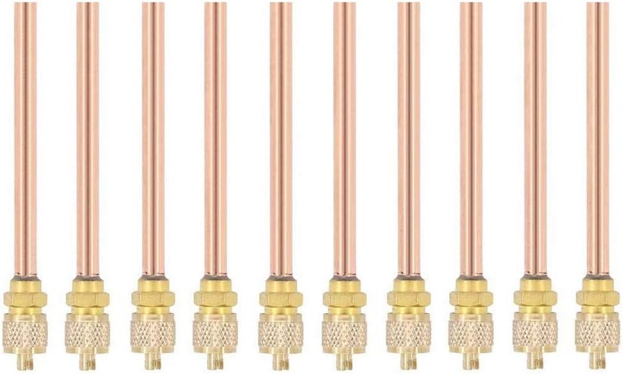 Service Access Valve 1/4 SAE Brass and Copper Y19096