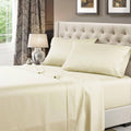 California King Cotton Sheets 600 Thread Count Ivory Z463054