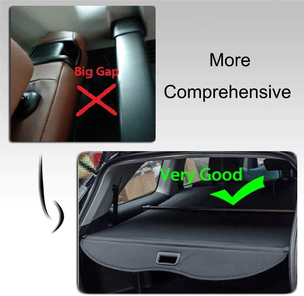 Retractable Cargo Cover for Ford Edge Black Q20272