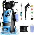 Electric Power Washer with 5 Nozzles and Hose Reel T59011