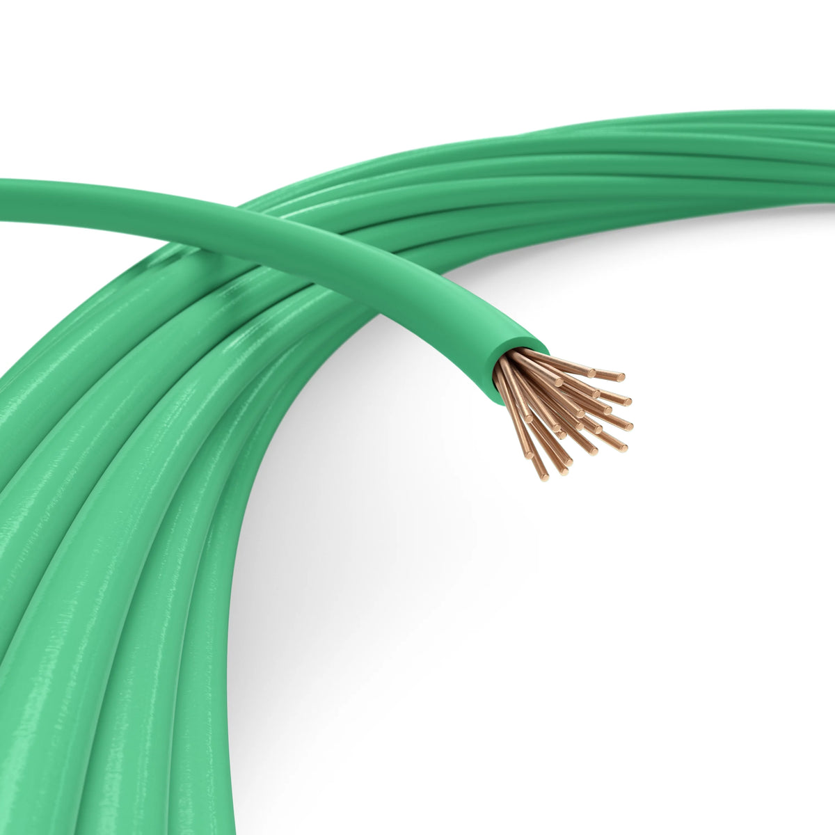 100 Feet Insulated Stranded Copper THHN THWN Wire 10 AWG Green D42417