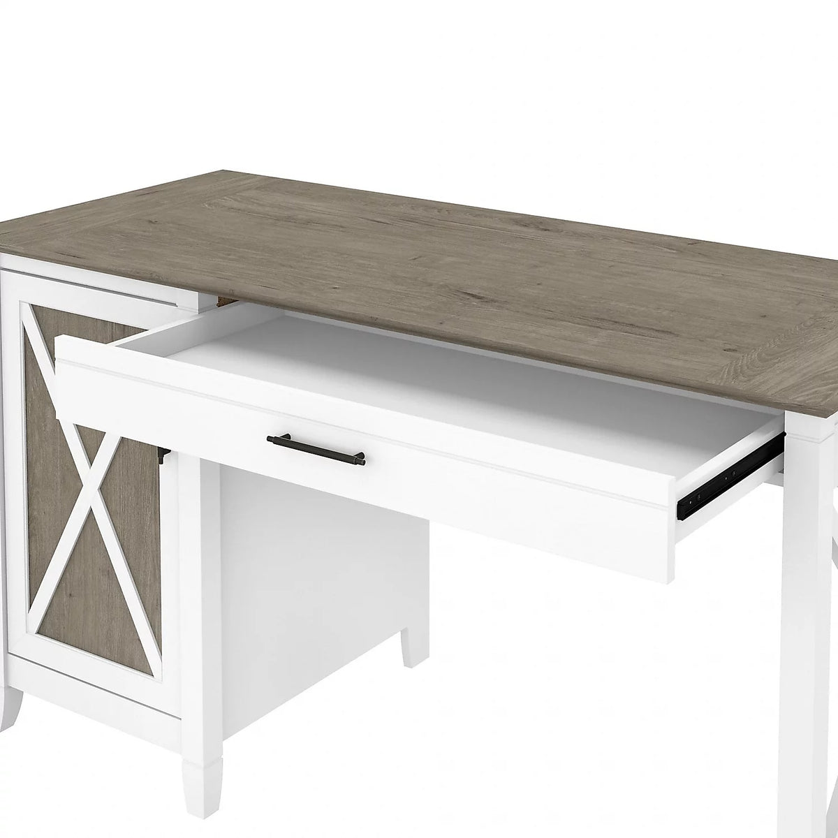 54W Computer Desk with Storage and Office Chair A4170
