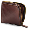 Dark Brown RFID Zip Wallet B212202