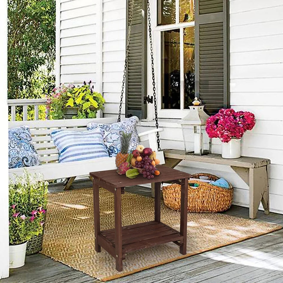 Solid Wood Rectangular Side Table G890