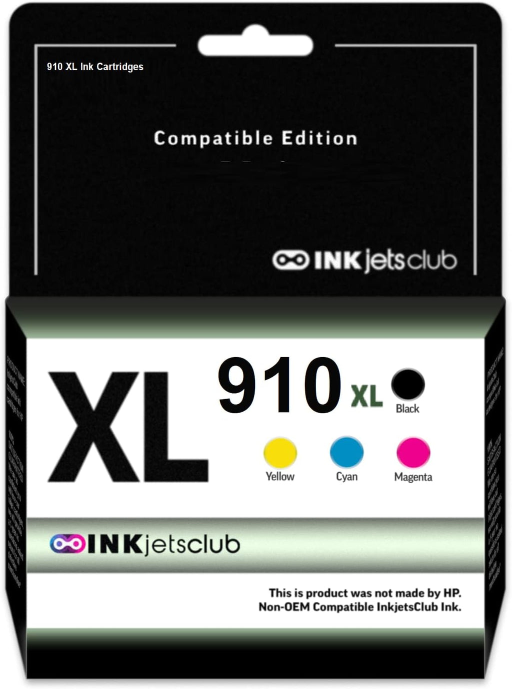 910XL 4 Pack Inkjet Cartridges Black & Colors R61741