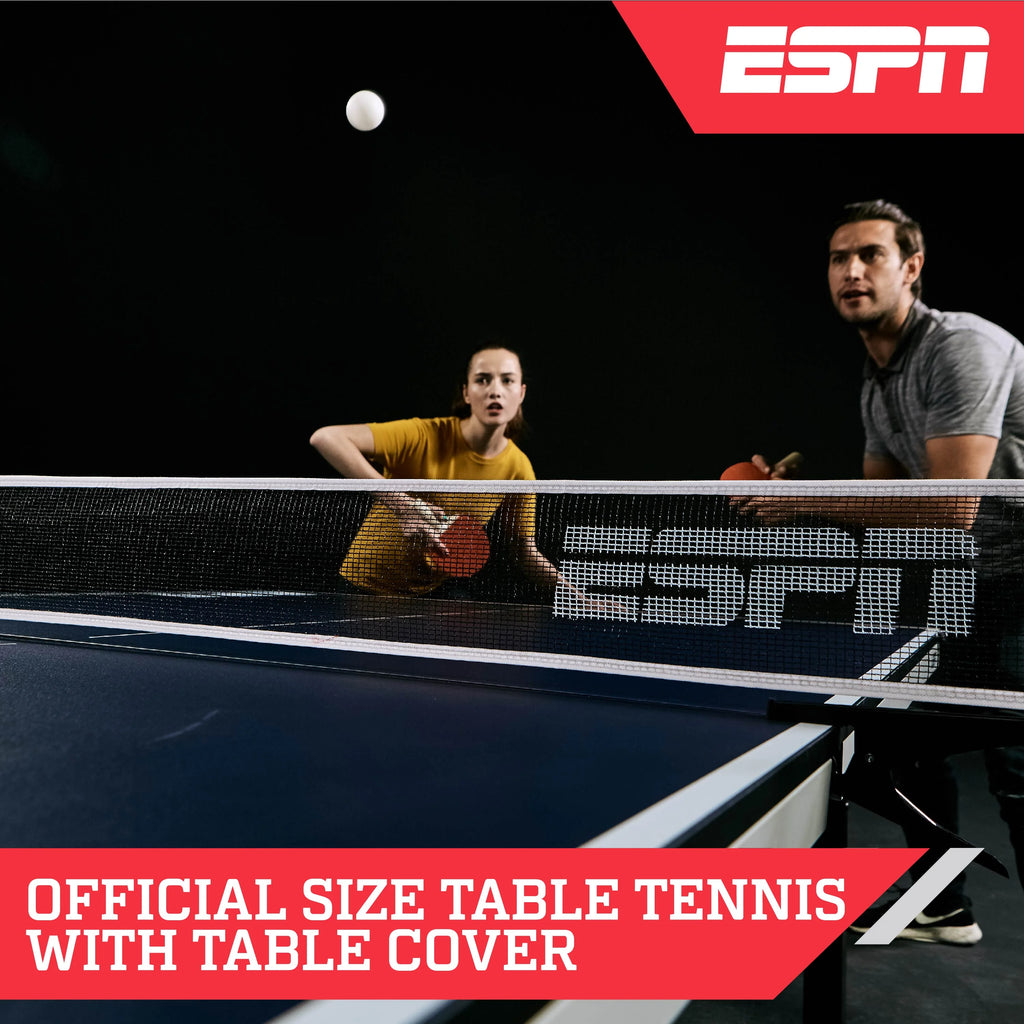 Official Size 2 Piece Table Tennis Table with Table Cover F506