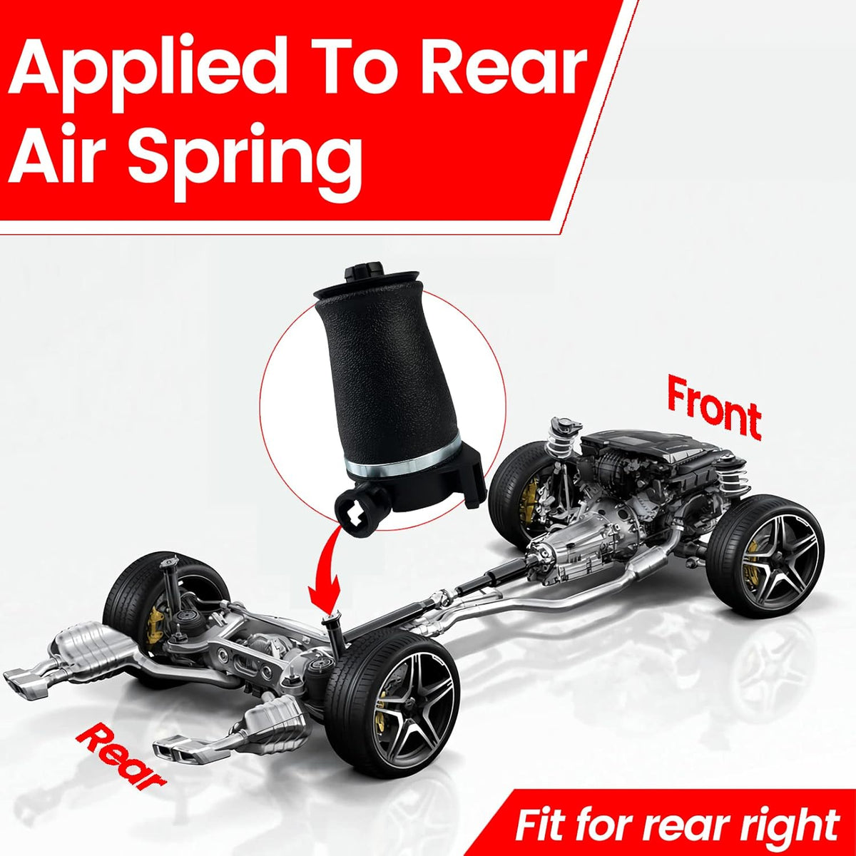 Rear Left Air Suspension Spring Bag for Lincoln Continental G820605