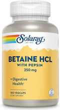 HCl with Pepsin 250 mg 180 capsules K69082