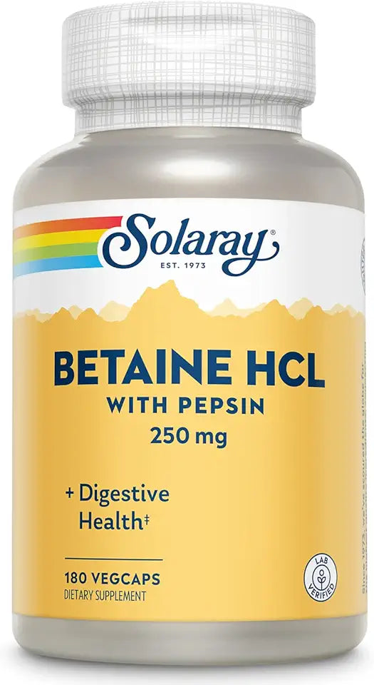 HCl with Pepsin 250 mg 180 capsules K69082