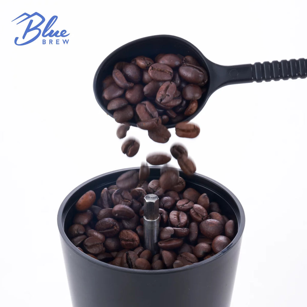 Manual Coffee Grinder with Conical Ceramic Burrs and 2 Airtight Glass Jars U3276
