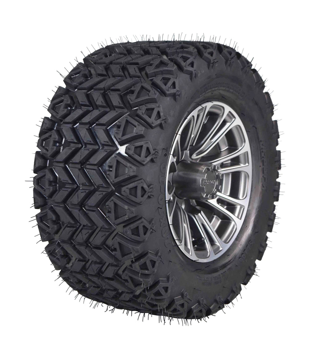 20x10-10 Golf Cart Turf Tire & Wheel Kit F7698