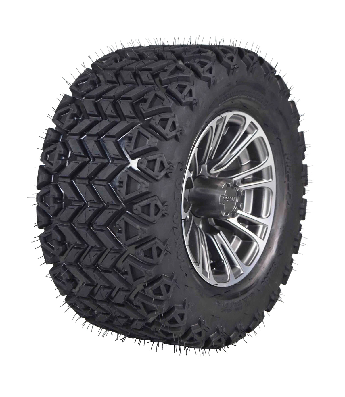 20x10-10 Golf Cart Turf Tire & Wheel Kit F7698