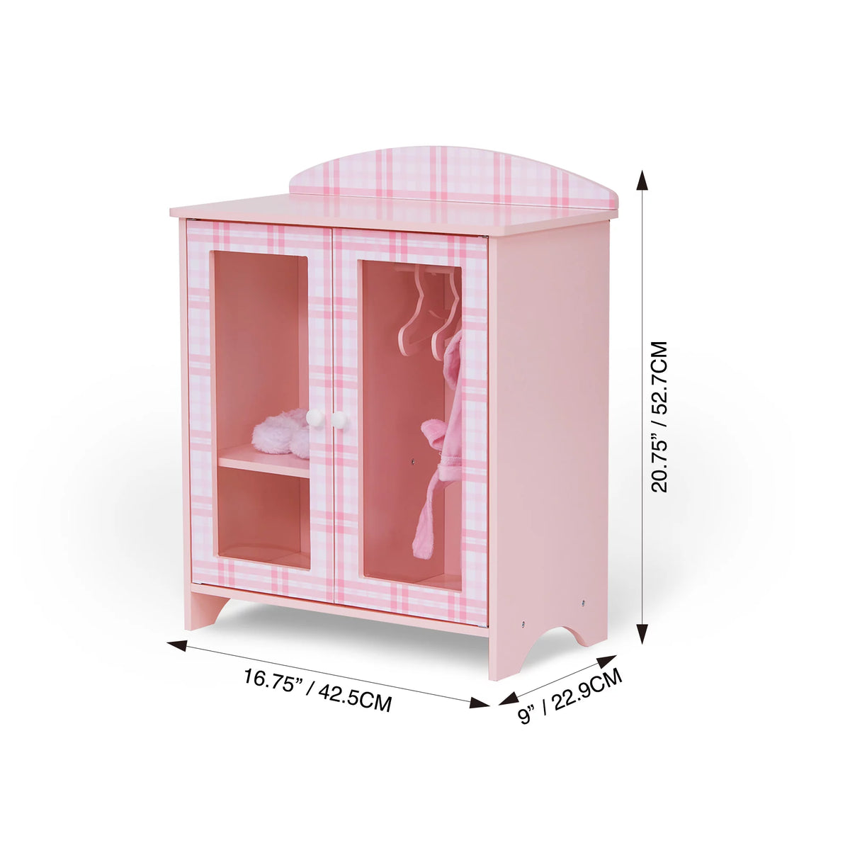 Pink Doll Robe and Slippers D28101