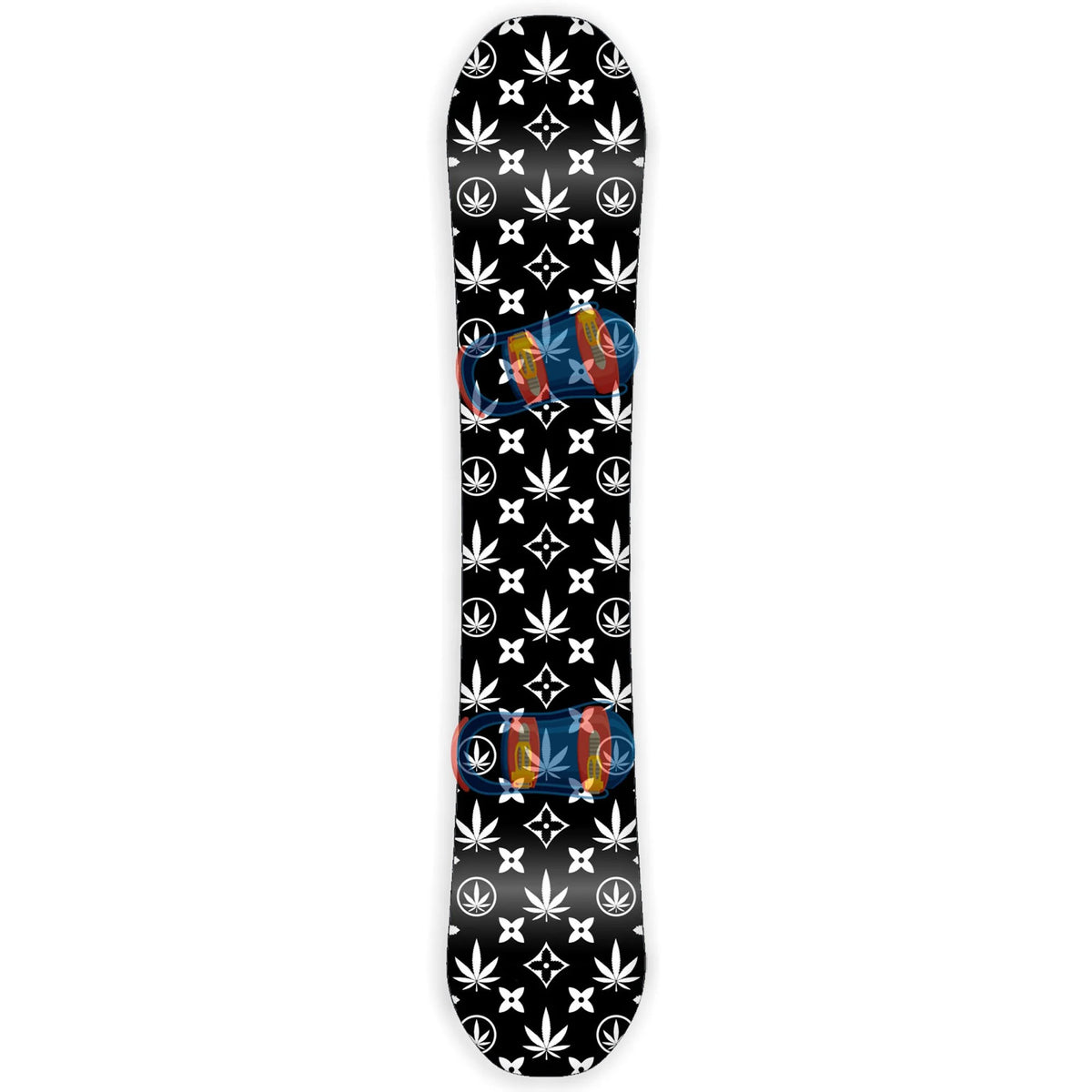 Snowboard Wrap Graphic Sticker Skin Cover with Breakaway Knife N736