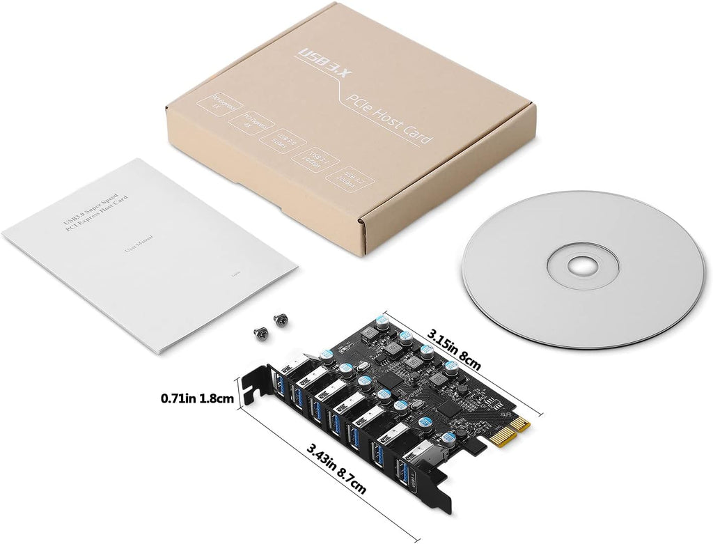 PCI-E to USB 3.0 7-Port Expansion Card H745234