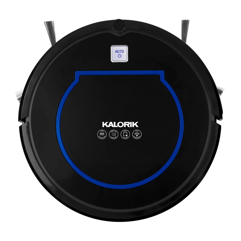 Black and Blue Robot Vacuum M2037