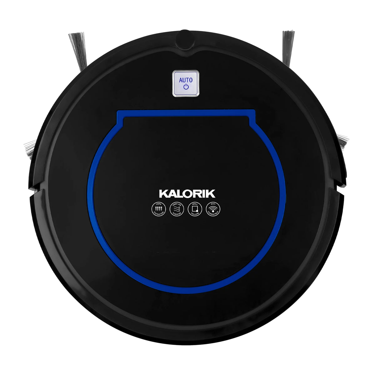Black and Blue Robot Vacuum M2037