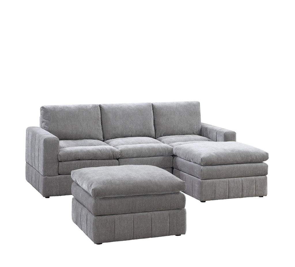 Plush Cushion 5pc Modular Sectional Set R1874