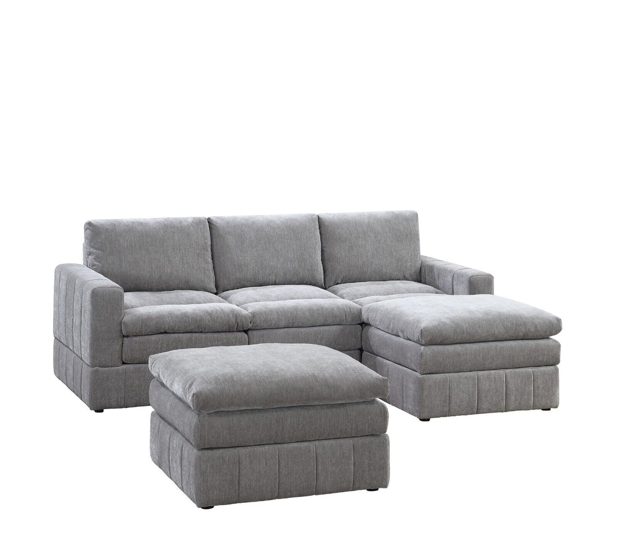 Plush Cushion 5pc Modular Sectional Set R1874