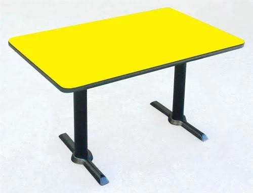 Yellow Rectangular Cafe Breakroom Top 30 in. x 48 in. O96551
