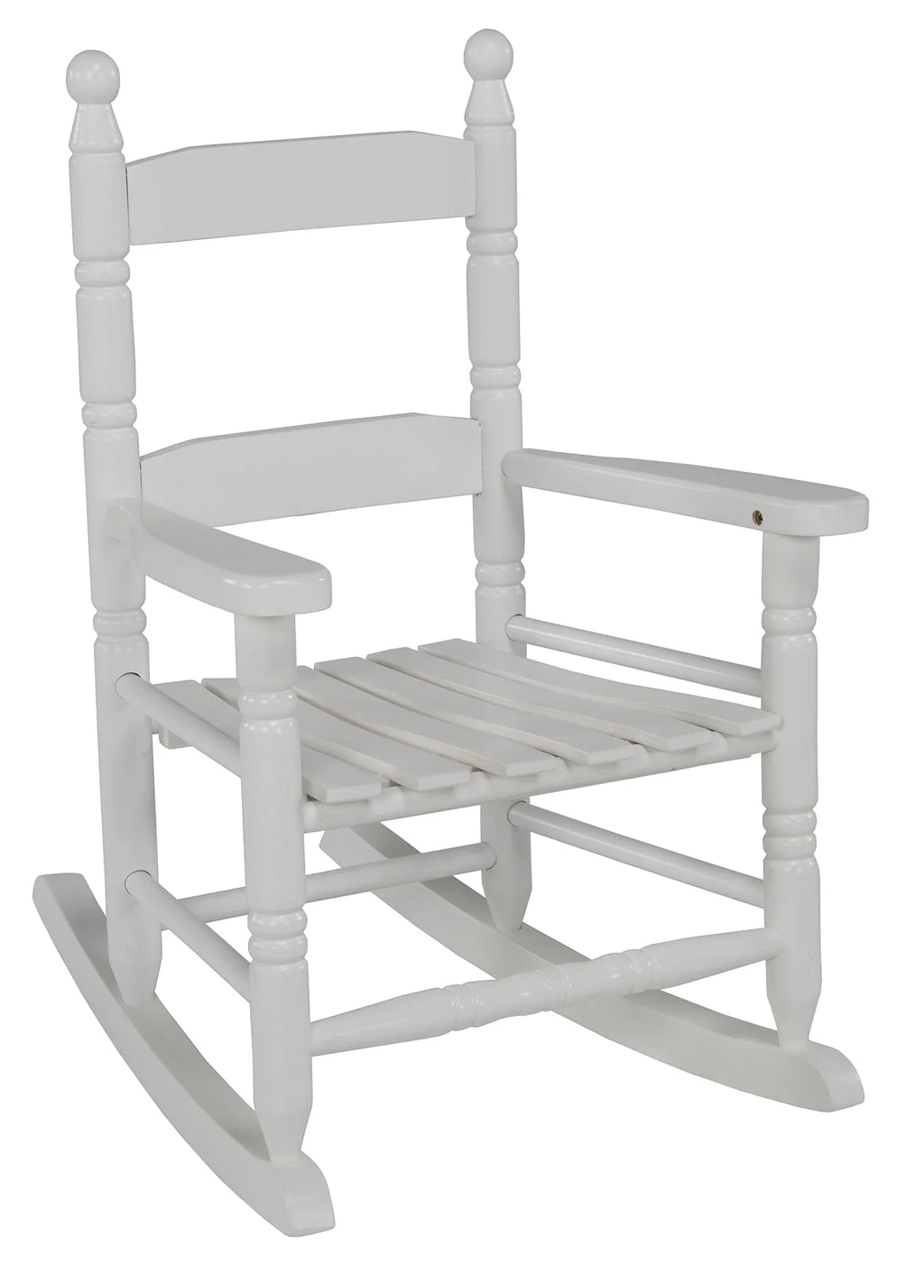 Children's Indoor-Outdoor Hardwood Rocker Brown Gloss Finish B36199