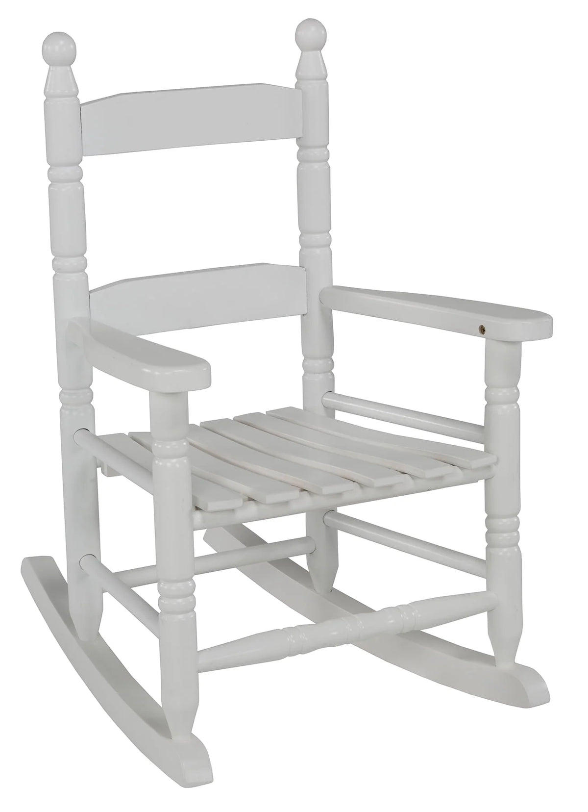 Children's Indoor-Outdoor Hardwood Rocker Brown Gloss Finish B36199