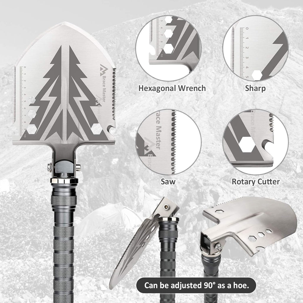 Camping Shovel and Axe Survival Multitool B5453
