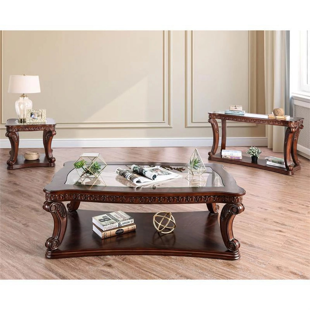 Dark Oak Wood Sofa Table T224790