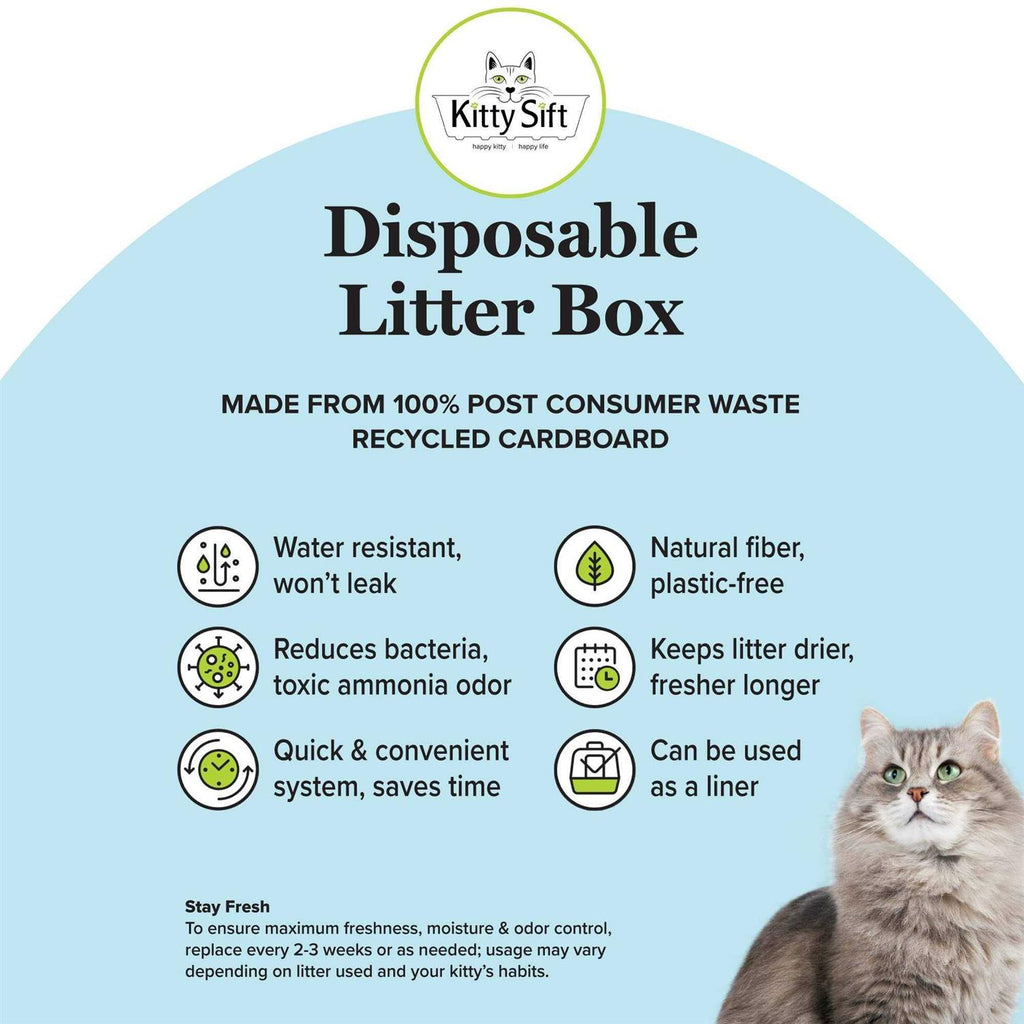 Eco-Friendly Disposable Litter Box R58576