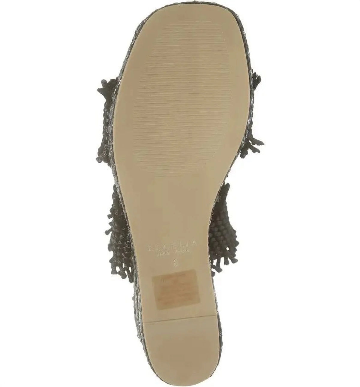 Black Platform Wedge Sandals F924664