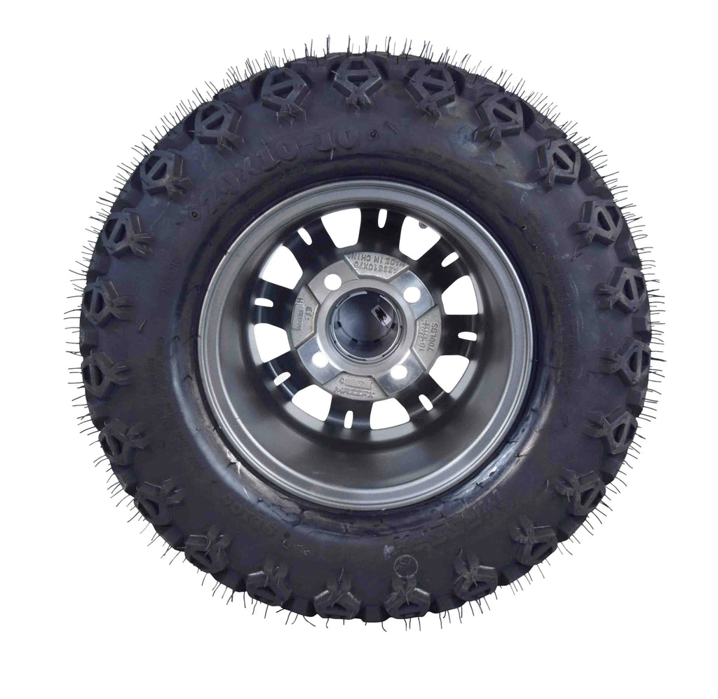 20x10-10 Golf Cart Turf Tire & Wheel Kit F7698
