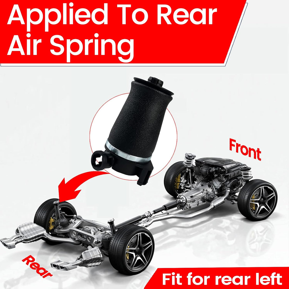 Rear Left Air Suspension Spring Bag for Lincoln Continental G820605