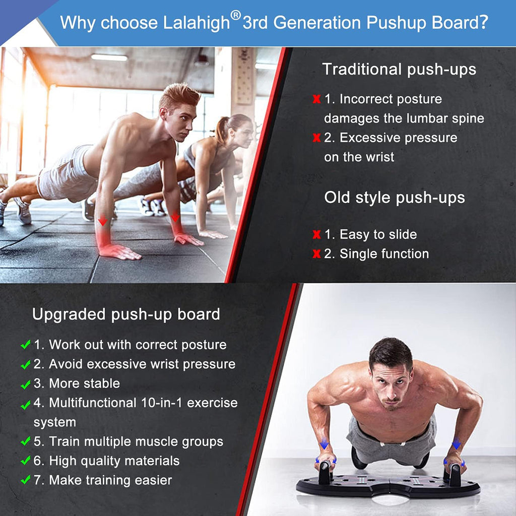 Push Up Board with 15 Gym Accessories, Foldable Pushup Bar with Resistance Band, Jump Rope Pack of 2 W98256