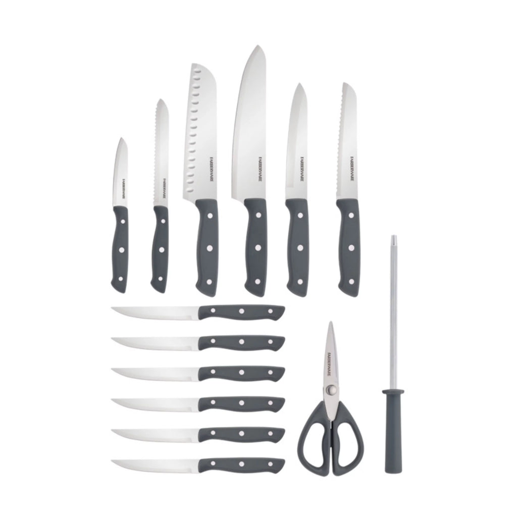 15-piece Triple Rivet Knife Block Set J3705