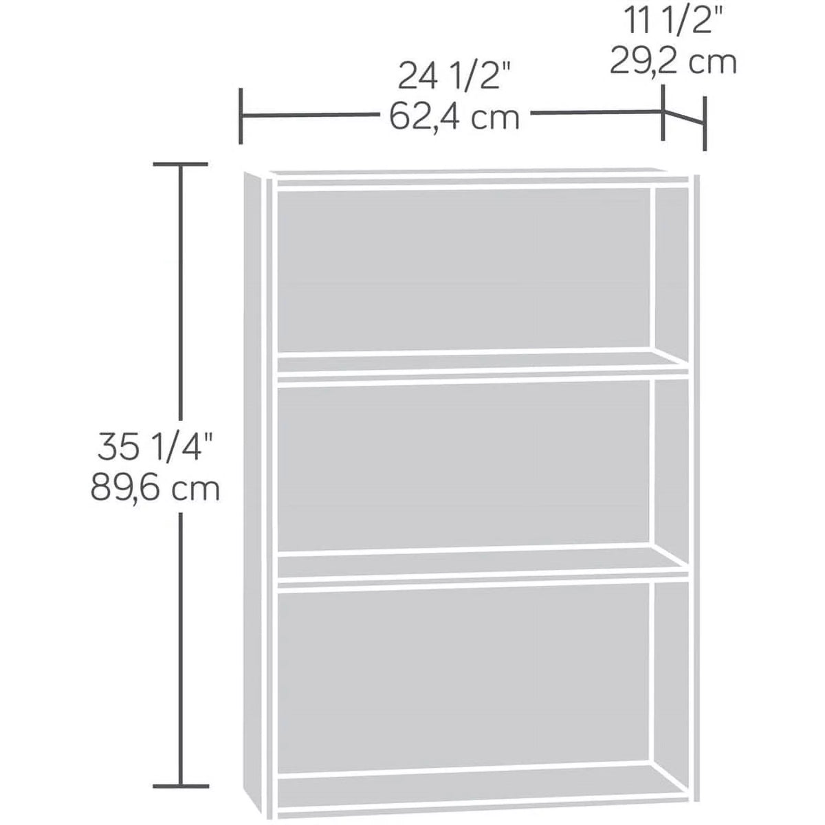 2 Piece Engineered Wood Bookcase Set Y415