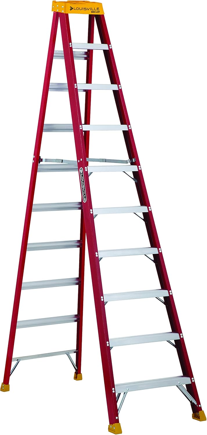 4-Feet Fiberglass Stepladder, 300-Pound Capacity, Pack of 2 R15335