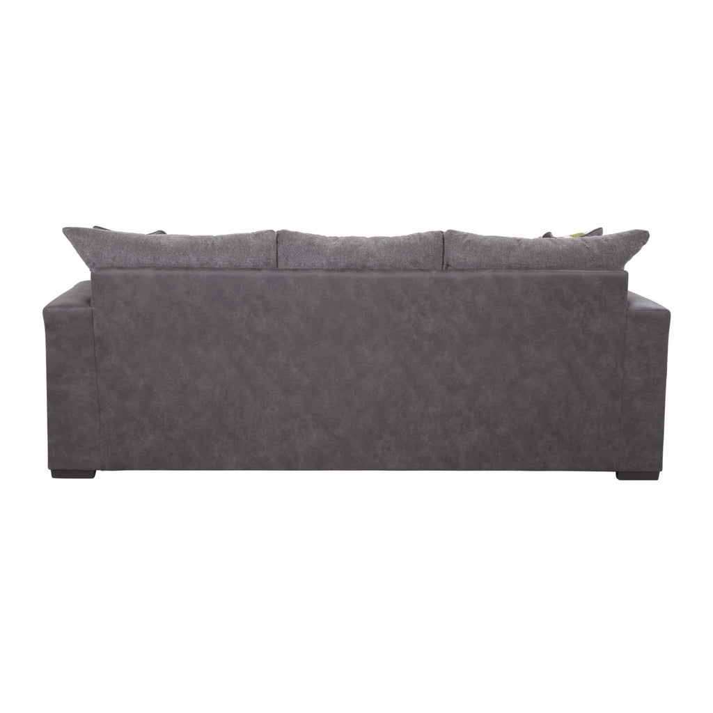 Dark Gray Modern Sofa with Chaise N756594
