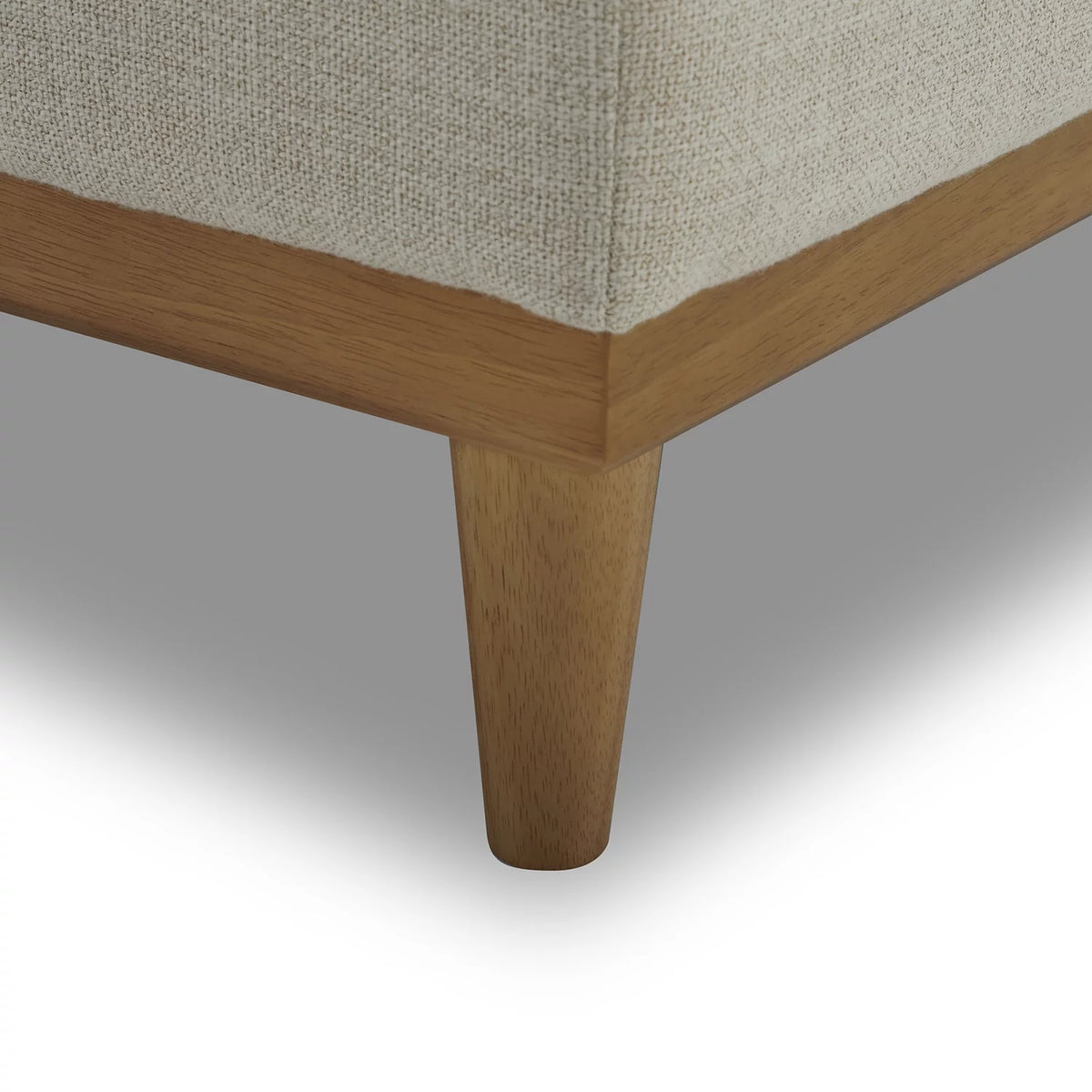 Square Wood Frame Ottoman T98044