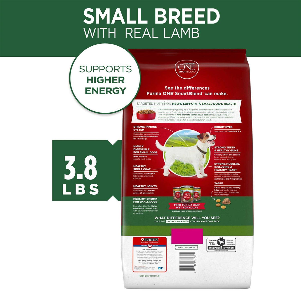 Lamb & Rice Formula Small Breed Dry Dog Food T412